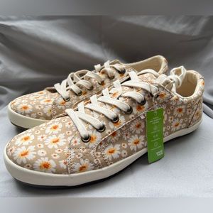 Taos Star Tan Floral Print Sz 10 NWOB